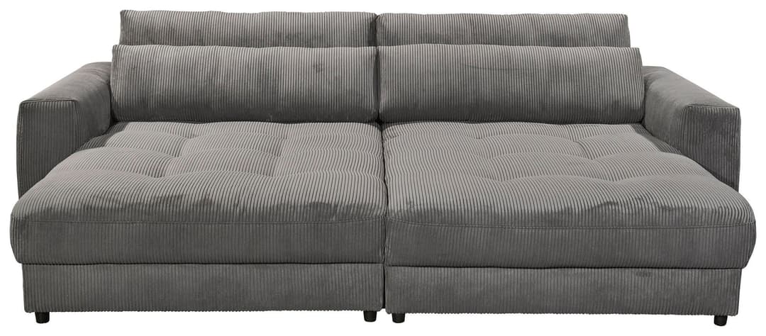 ED EXCITING DESIGN Big-Sofa Loveseat | Grau