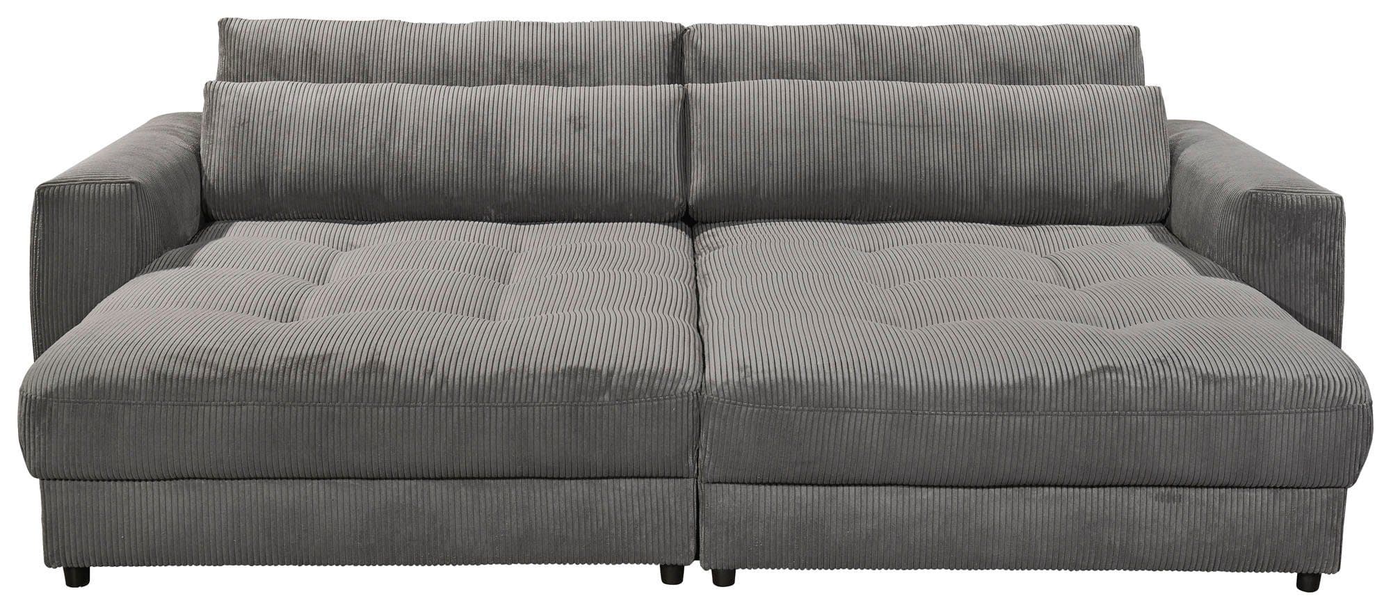 ED EXCITING DESIGN Big-Sofa Loveseat | Grau