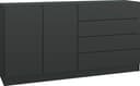 borchardt Möbel Sideboard Vaasa | Schwarz