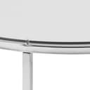 ACTONA GROUP Glastisch Cross | Silber 4