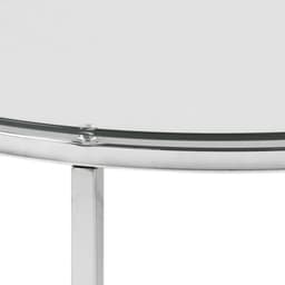 ACTONA GROUP Glastisch Cross | Silber