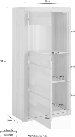 Vitrine Silkeborg | Holztöne