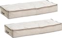 Zeller Present Aufbewahrungstasche Stripes (2-tlg) | Beige 3