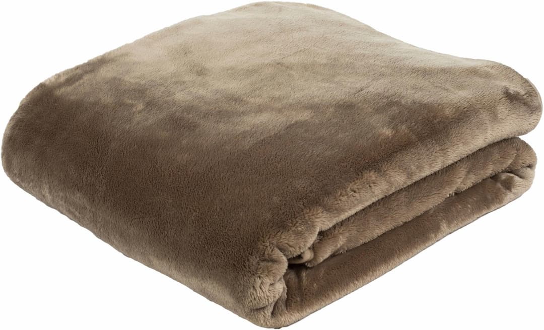 Wohndecke Premium Cashmere Feeling | Braun