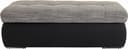DOMO collection Polsterhocker Moric | Schwarz 2