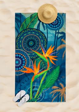 Hip Strandtuch Novia | Blau