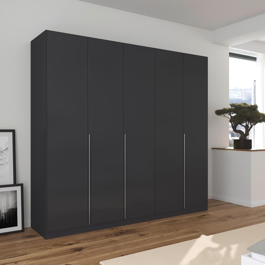 OTTO home Drehtürenschrank Kleiderschrank AGORDO | Grau