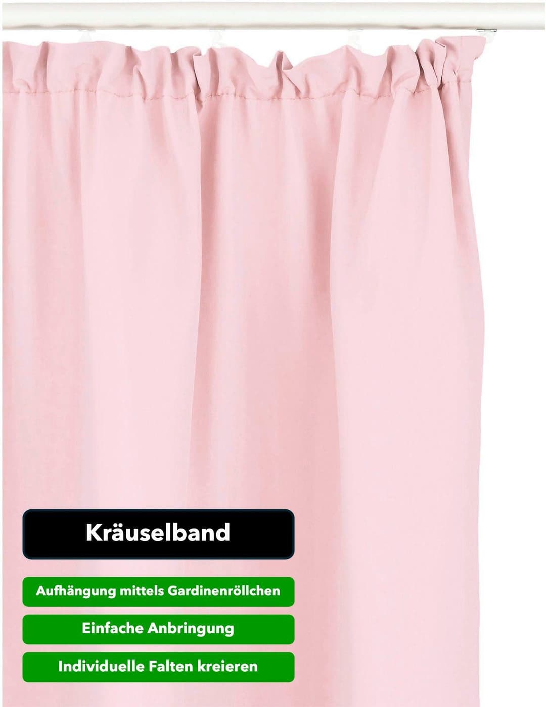 OTTO home Vorhang Parry | Rosa