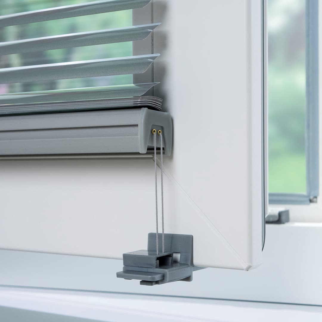 Liedeco Jalousie Klemmfix-Aluminiumjalousie | Silber