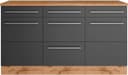 KOCHSTATION Unterschrank KS-Wien | Grau 2