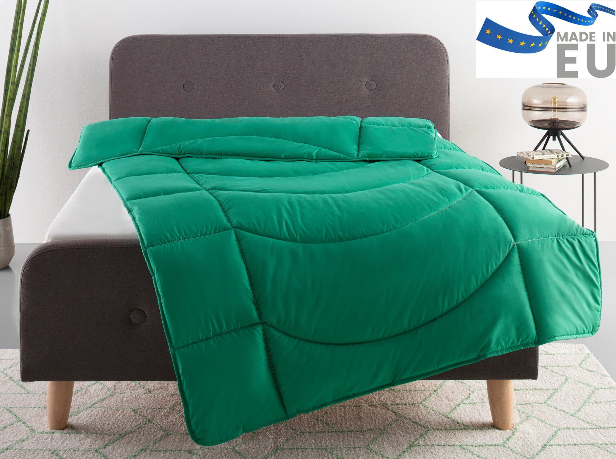 OTTO home Microfaserbettdecke Microlux | Grün