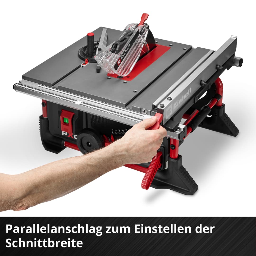 Einhell Akku-Tischkreissäge TE-TS 36/8 T Li-Solo | Rot