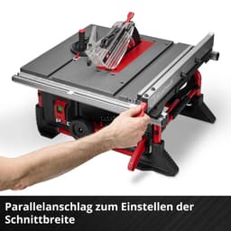 Einhell Akku-Tischkreissäge TE-TS 36/8 T Li-Solo | Rot