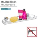 Wenko Duschablage Milazzo, 1 Ablage | Silber 2