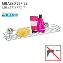 Wenko Duschablage Milazzo, 1 Ablage | Silber