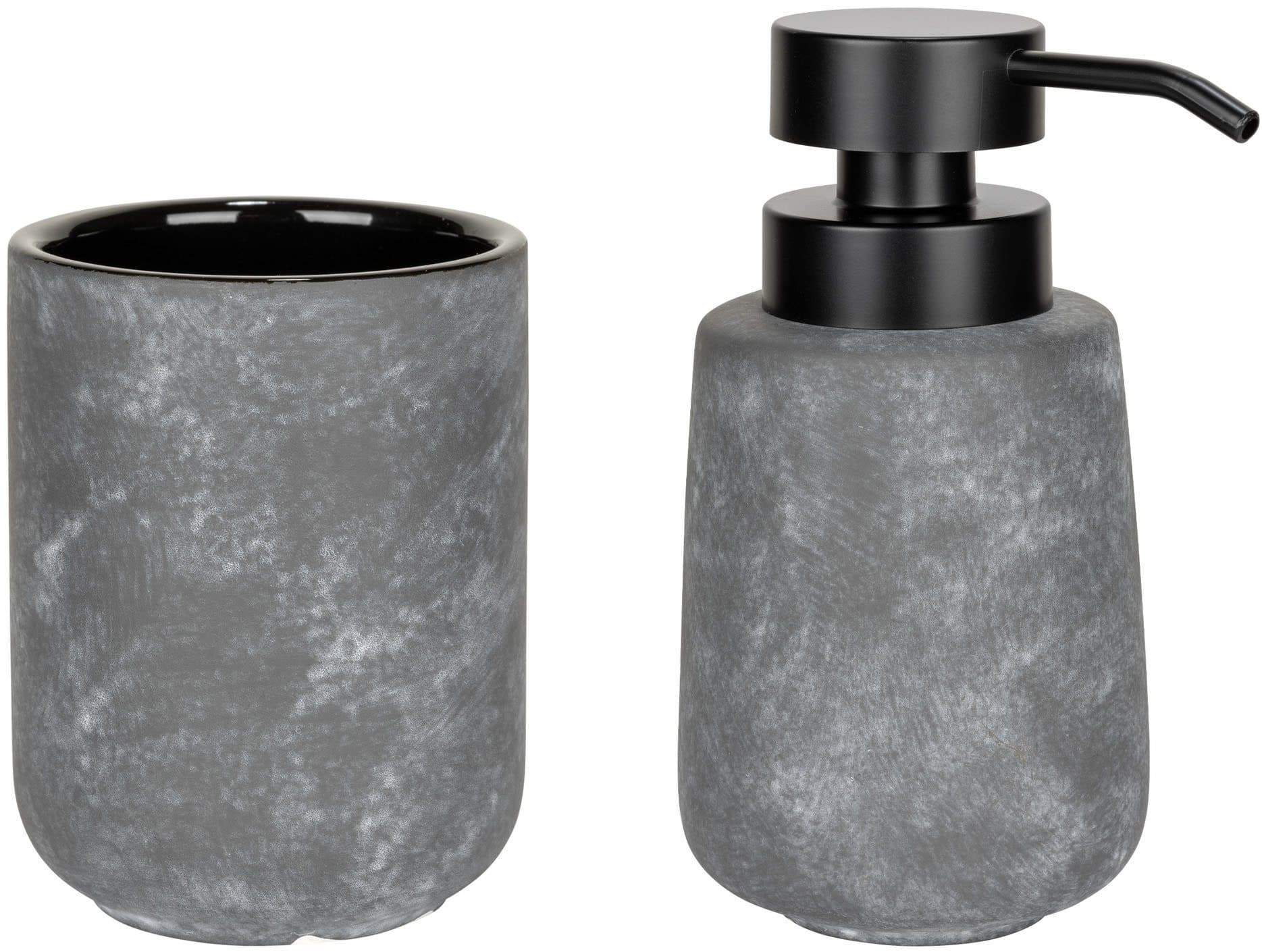 WENKO Badaccessoire-Set Sacile | Grau