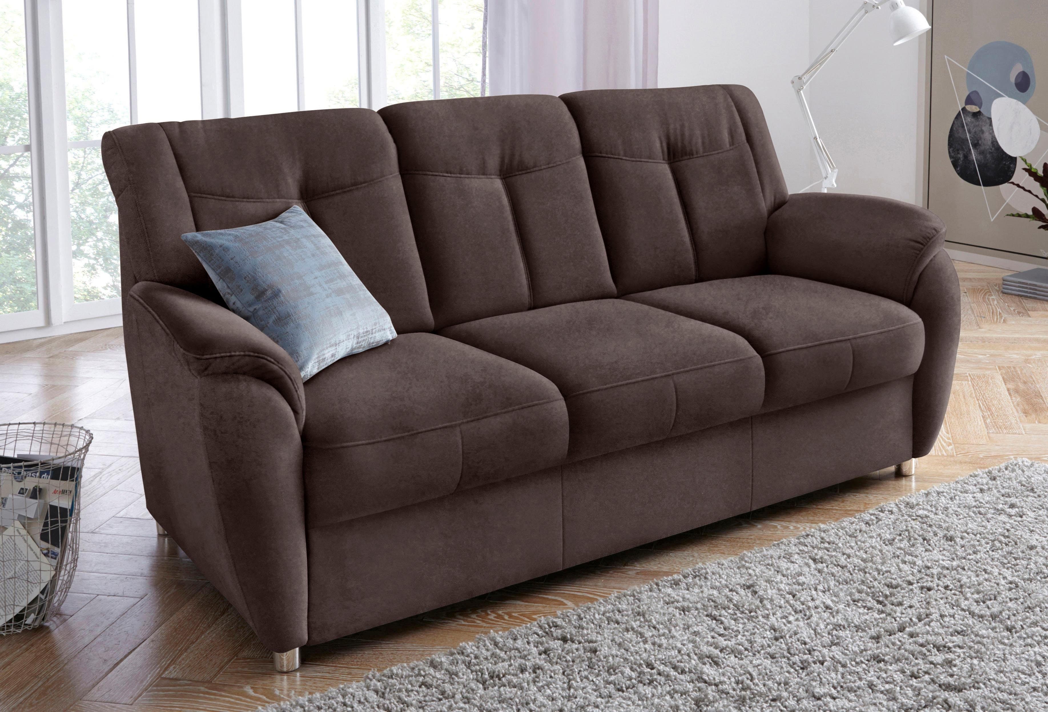 sit&more 3-Sitzer Sonoma | Braun