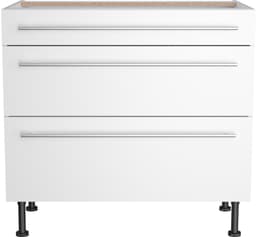 KOCHSTATION Unterschrank KS-Bern2 | Weiß