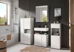 welltime Midischrank Biel | Weiß