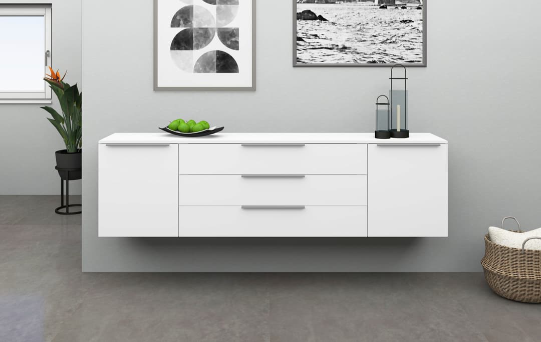 borchardt Möbel Sideboard Oliva | Weiß