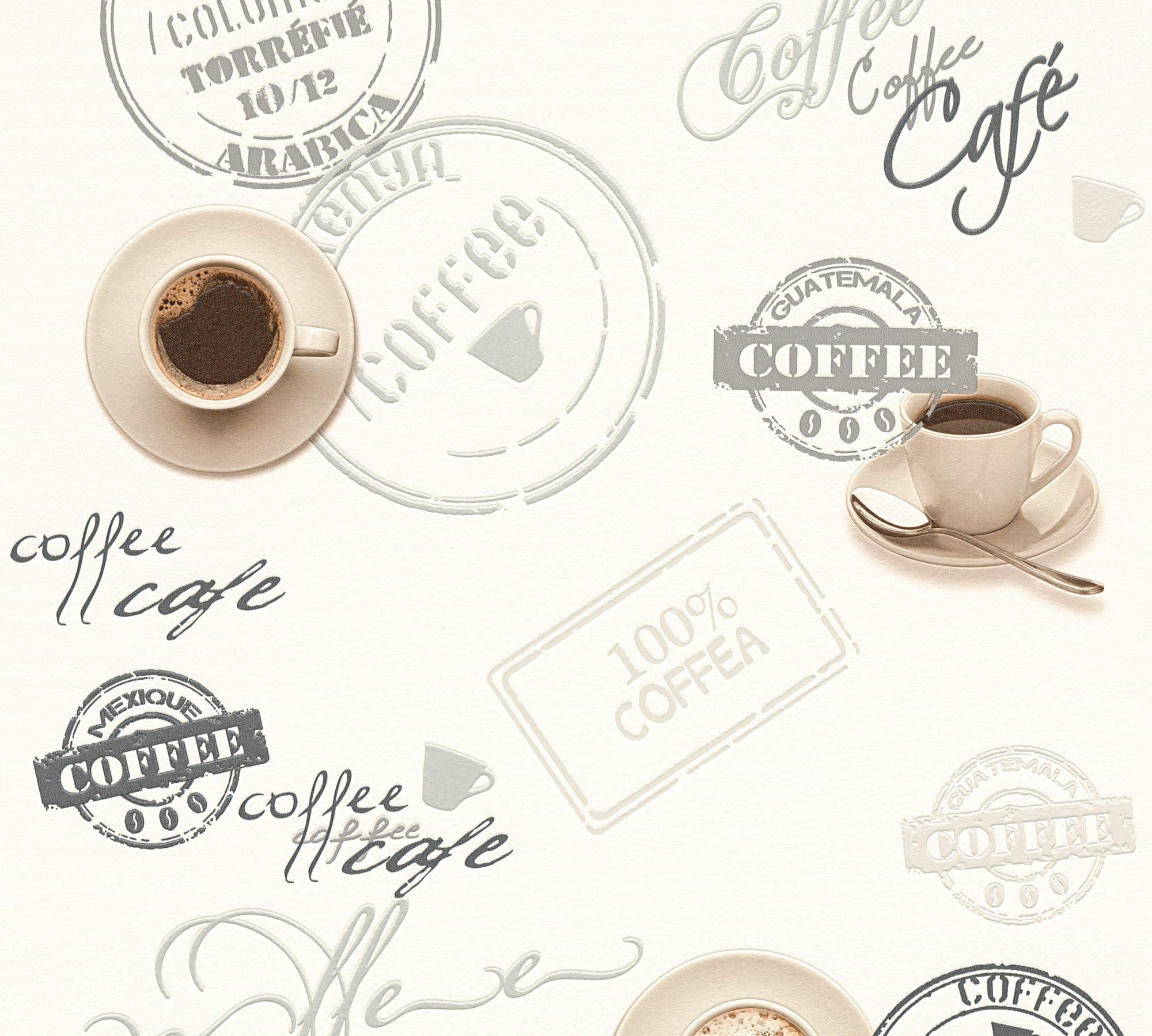 A.S. Création Schaumtapete Il Decoro Kaffee | Mehrfarbig