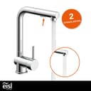 Eisl Spültischarmatur mit Geschirrbrause | Silber 4