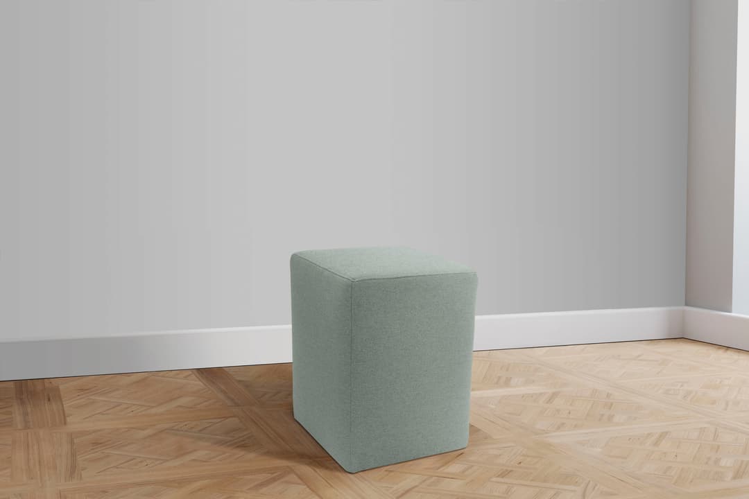 DOMO collection Polsterhocker 700012 | Grün