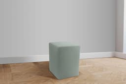 DOMO collection Polsterhocker 700012 | Grün
