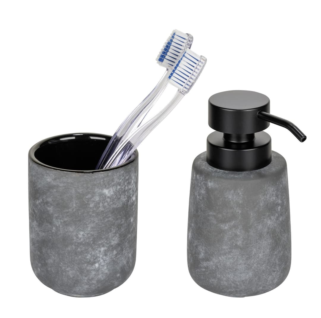 WENKO Badaccessoire-Set Sacile | Grau