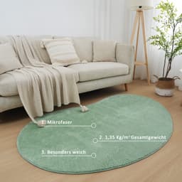 OTTO home Teppich Cali Bean | Grün