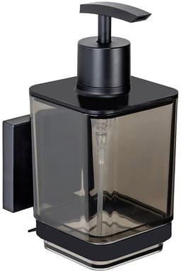 Wenko Seifenspender Vacuum-Loc® Modell Quadro | Schwarz