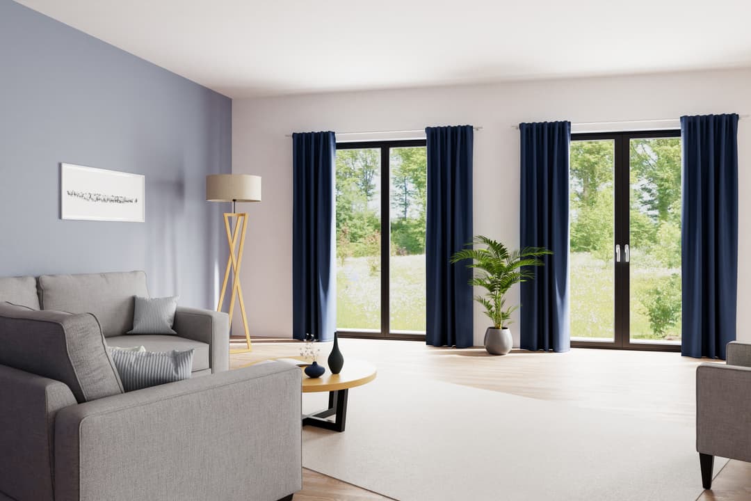 HOMING Vorhang Galdin | Blau