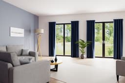 HOMING Vorhang Galdin | Blau