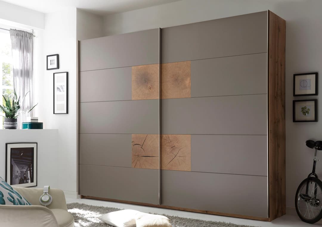 Schlafkontor Schwebetürenschrank Capri | Holztöne