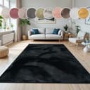 Paco Home Soft 380 Kunstfellteppich | Schwarz 3