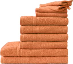 Dyckhoff Handtuch Set Kristall | Terrakotta