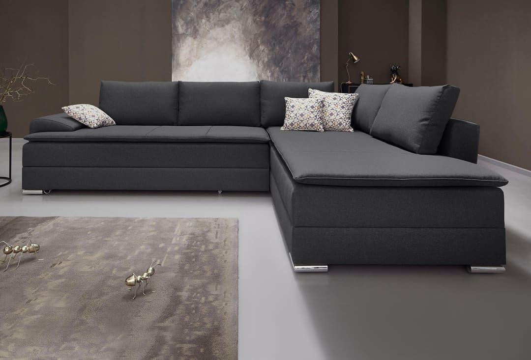 Home affaire Ecksofa Night & Day L-Form | Grau
