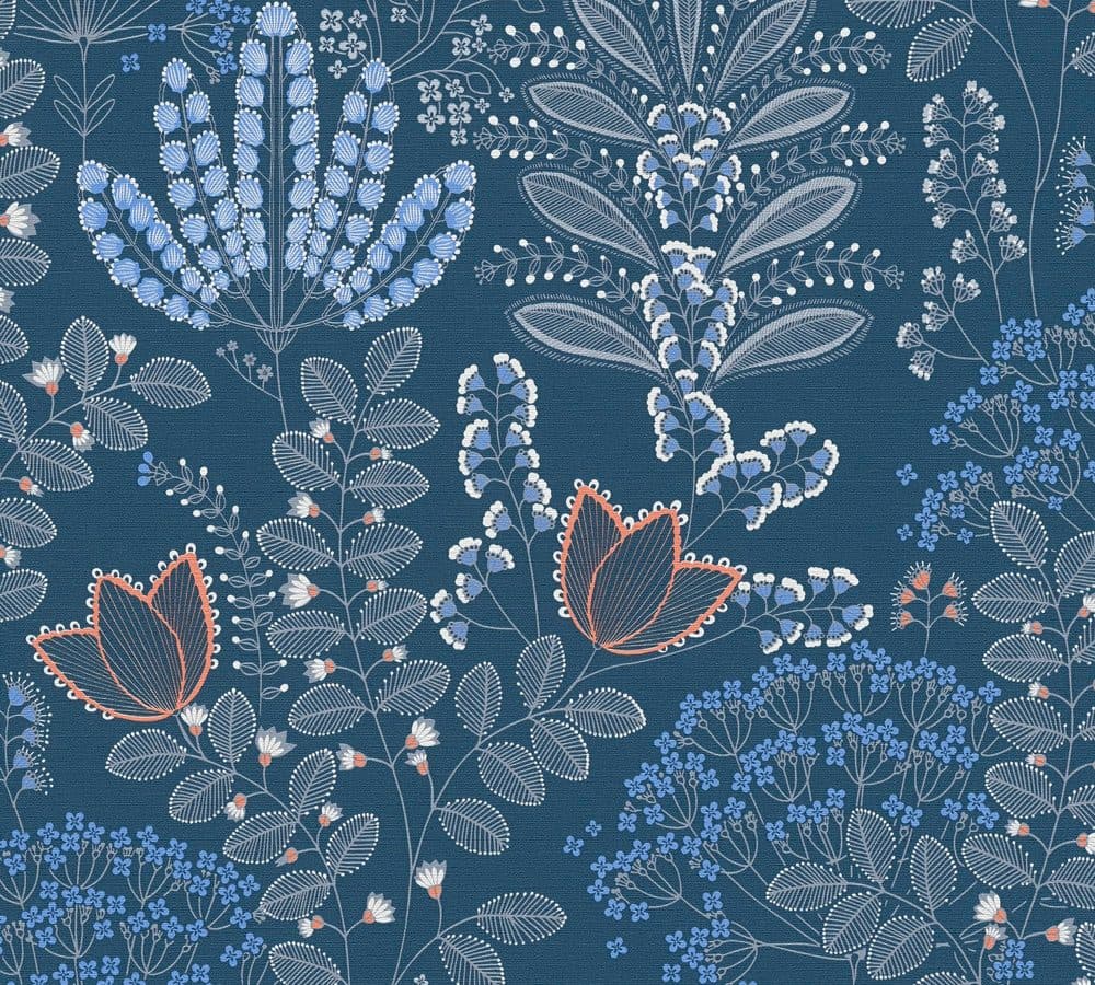 living walls Vliestapete Famous Garden | Blau