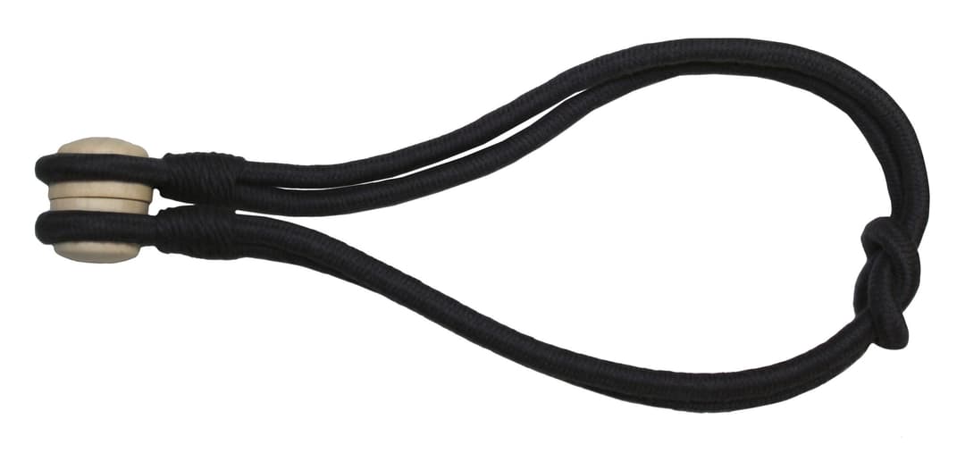 GARDINIA Raffspange Raffhalter Kordel | Schwarz