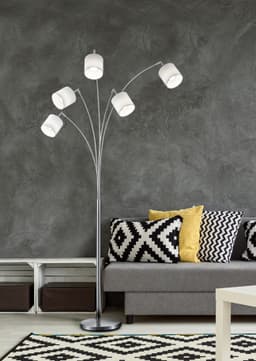 Reality Leuchten Stehlampe Tommy | Silber