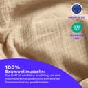 Wolkenfeld Premium Musselin Bettwäsche | Beige 3