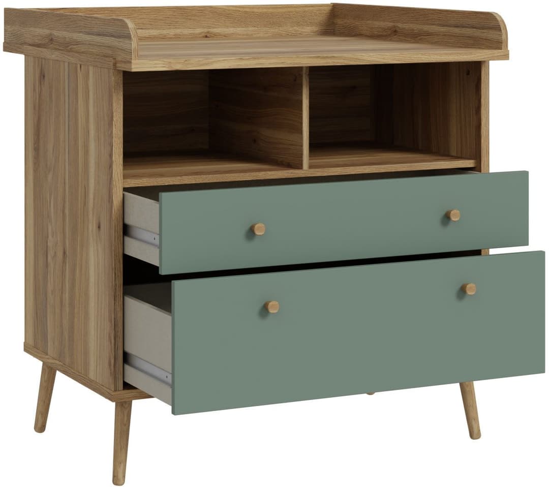 FORTE Wickelkommode Whenua | Holztöne