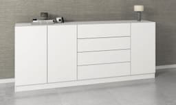 borchardt Möbel Sideboard Vaasa | Weiß