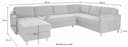 sit&more Wohnlandschaft Pablo U-Form | Grau 5