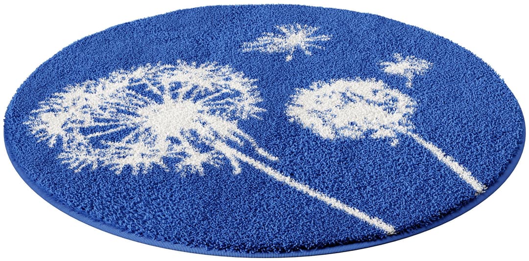Grund Badematte Pusteblume | Blau