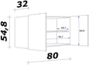 Flex-Well Hängeschrank Wito | Weiß 3