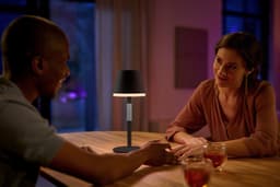 Philips Hue Smarte LED-Leuchte White & Color Ambiance Go | Schwarz
