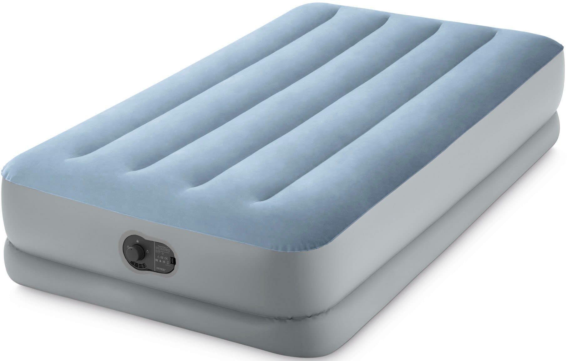 Intex Luftbett DuraBeam Mid-Rise Comfort mit USB-Pumpe | Blau
