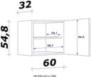 Flex-Well Hängeschrank Samoa | Holztöne 3