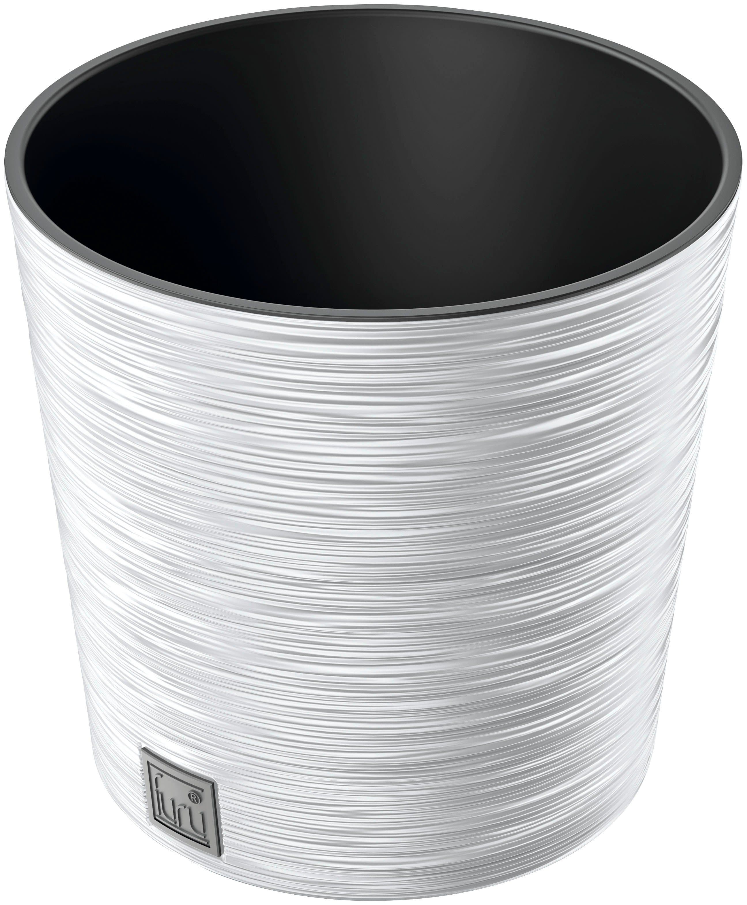 Prosperplast Blumentopf FURU RO | Weiß